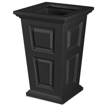 Image for Mayne Wyndham 24" Tall Planter - Black from HD Supply