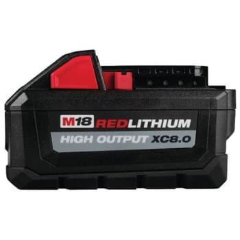 Image for Milwaukee M18 18-Volt Lithium-Ion High Output Xc 8.0 Ah Battery from HD Supply