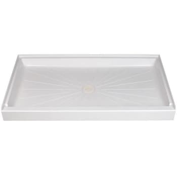 Image for Mustee 34 In X 60 In Single Threshold Shower Floor In White from HD Supply