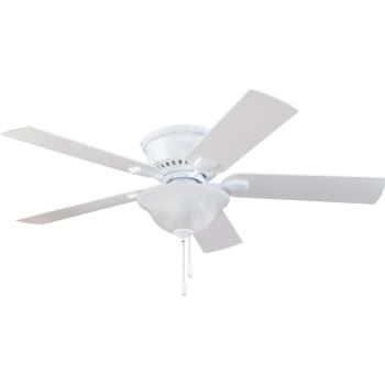 Seasons® Morillo™ 52 In. 5-Blade Led Ceiling Fan W/ Light (White)