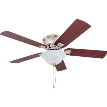 Seasons® Morillo 52 in Ceiling Fan w/ Light (Brushed Nickel)