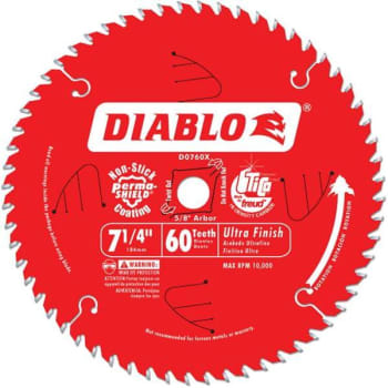 Image for Diablo Tools 7-1/4 In X 60-Tooth Fine Finish Circular Saw Blade from HD Supply