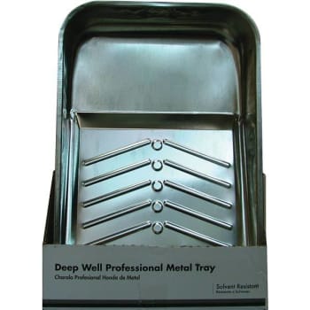 Metal Deep-Well Paint Roller Tray