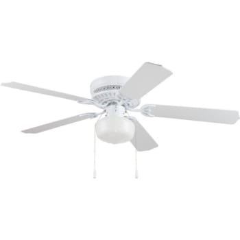 Image for Seasons® Solcata™ 52 in. 5-Blade LED Ceiling Fan w/ Light (White) from HD Supply