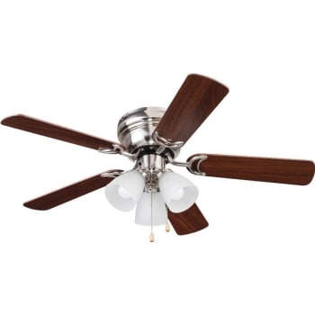 Seasons® 42 In. 5-Blade Led Ceiling Fan W/ Light (Brown)