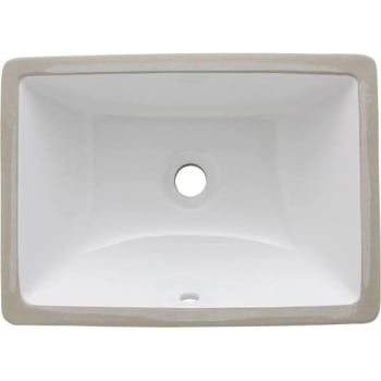 Image for Amerisink 18 In Vanity Undermount Vitreous China Rectangular Vessel Sink, White from HD Supply