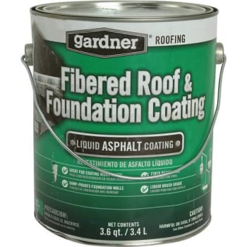 Image for Gardner 3.6 Qt Fiber Coat Liquid Asphalt Roof Coating from HD Supply