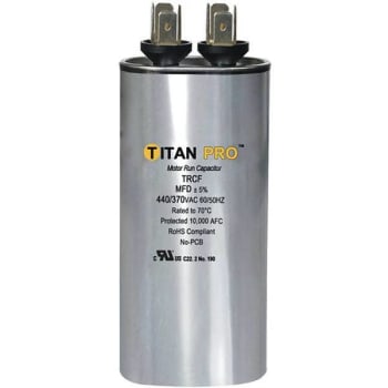 Image for Packard Run Capacitor 10 Mfd 440/370-Volt Round from HD Supply