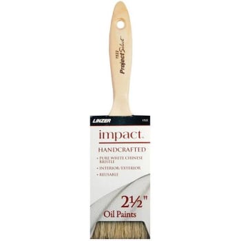 Image for Linzer 2.5 In Finest White Chinese Bristle Paint Brush from HD Supply