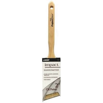 Image for 2 In White Bristle Angular Sash Brush from HD Supply