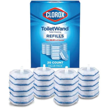 Image for Clorox Toiletwand Disinfecting Toilet Bowl Disposable Wand Heads Package Of 20 from HD Supply