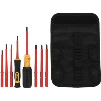 Image for Dewalt Vinyl Grip Insulated Screwdriver Set from HD Supply