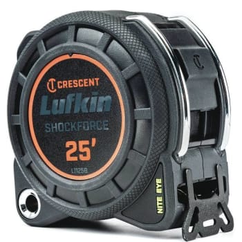 Image for Lufkin 25 Ft Shockforce Nite Eye Dual Sided Tape Measure from HD Supply