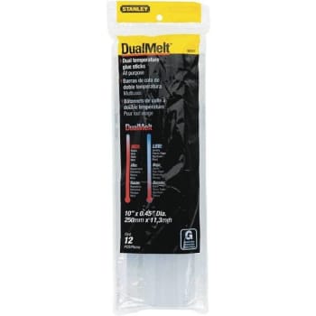 Image for Stanley 7/16 In X 10 In Dual Temp Glue Sticks Package Of 12 from HD Supply