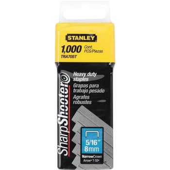 Image for Stanley 5/16 In Heavy-Duty Staples Package Of 1000 from HD Supply