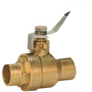 Image for Nibco 1/2 In Brass Lead-Free Solder Two-Piece Full Port Ball Valve from HD Supply