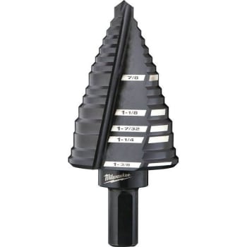 Image for Milwaukee 7/8 In - 1-3/8 In #12 Black Oxide Step Drill Bit from HD Supply