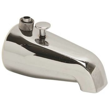 Image for Proplus Add-On Shower Bathtub Spout With Diverter 3/4 X 1/2 In, Chrome from HD Supply