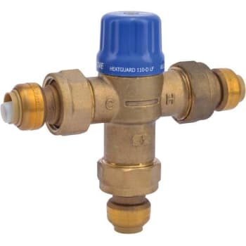 Image for Sharkbite 1/2 In Brass Heat Guard 110-D Thermostatic Mixing Valve from HD Supply