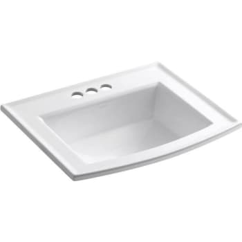 Image for Kohler Archer 22-5/8 In Drop-In Vitreous China Bathroom Sink W/Overflow, White from HD Supply