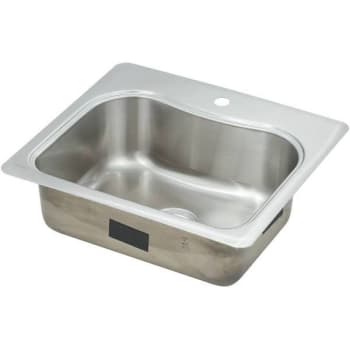 Kohler Staccato Drop-In Stainless Steel 25 In 1-Hole Single Bowl Kitchen Sink