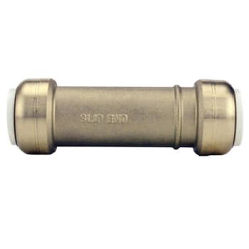 Image for Tectite 3/4 In Brass Push-To-Connect Pvc Slip Repair Coupling from HD Supply