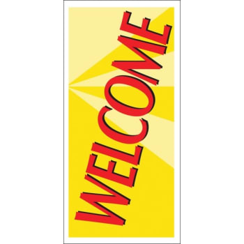 Image for SpotLight Welcome Lawn Banner, 15 x 32 from HD Supply