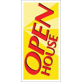 Image for SpotLight Open House Lawn Banner, 15 x 32 from HD Supply