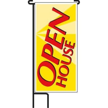 Image for SpotLight Open House Lawn Banner Kit, 15 x 32 from HD Supply