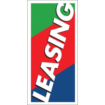 Image for 3 Band Leasing Lawn Banner, 15 x 32 from HD Supply
