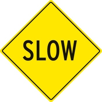 Image for Slow Sign, High Intensity, 24 X 24 from HD Supply