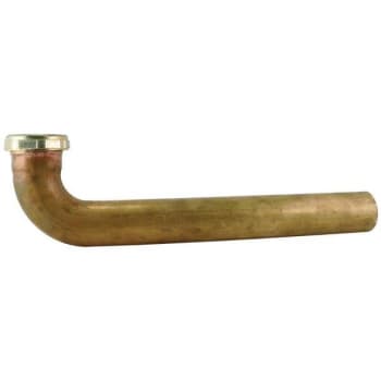 Image for Keeney 1-1/2 In X 24 In 17-Gauge Brass Slip Joint Waste Arm, Rough Brass from HD Supply