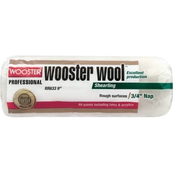 Image for Wooster 9 In X 3/4 In High Density Pro Fabric Roller Cover from HD Supply