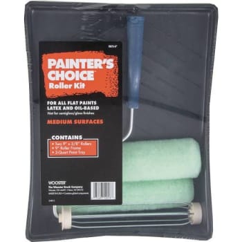 Wooster 4-Piece 9 In X 3/8 In Painter's Choice Roller Set