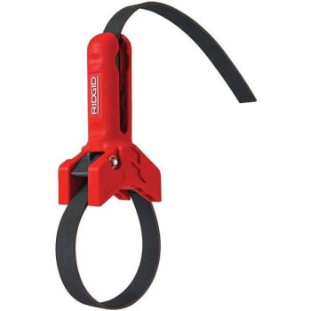 Ridgid 7 In Strap Wrench With Straplock Pipe Handle, Sturdy Adjustable Wrench