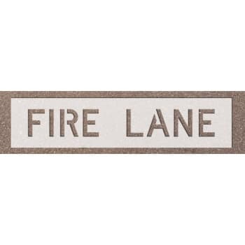 Image for Fire Lane Parking Lot Stencil, 12" from HD Supply
