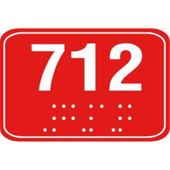Image for Custom Interior Braille Sign, 4-1/2 X 3 from HD Supply