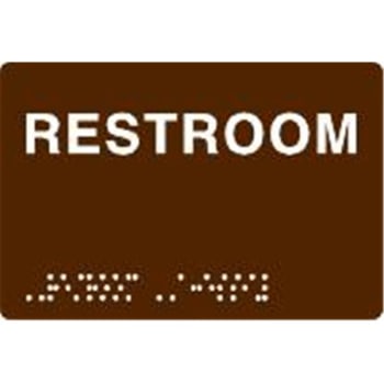 Image for Custom Interior Braille Sign, 9 X 6 from HD Supply