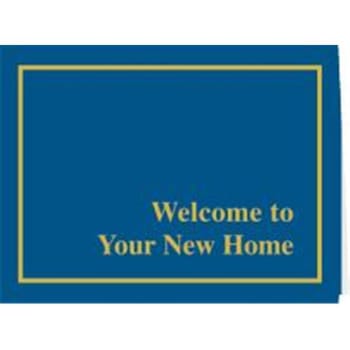 Image for Personalized Cards, Welcome Home/foil Design  Envelope Imprint Package Of 100 from HD Supply