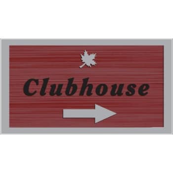 Image for Custom Dimensional Sign With Straight Corners, Wood Grain Finish, 44 X 30 from HD Supply