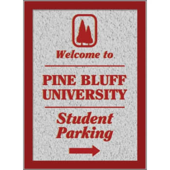 Image for Custom Dimensional Sign With Straight Corners, Stucco Finish, 16 X 22 from HD Supply