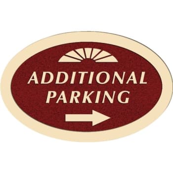 Image for Custom Oval Dimensional Sign, Stucco Finish, 36 X 24 from HD Supply