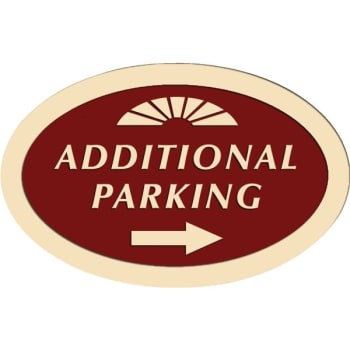 Image for Custom Oval Dimensional Sign, Smooth Finish, 36 X 24 from HD Supply