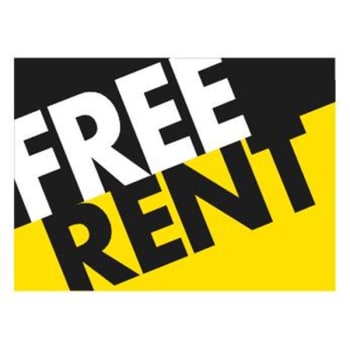 Image for Aluminum Free Rent Dynamic Amenity Sign, 24 x 18 from HD Supply