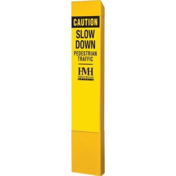 Image for Media Bollard Cover, Yellow Custom from HD Supply