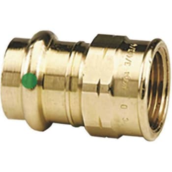 Image for Viega Propress 1-1/2 In X 1-1/2 In Fpt Zero Lead Bronze Adapter Fitting from HD Supply