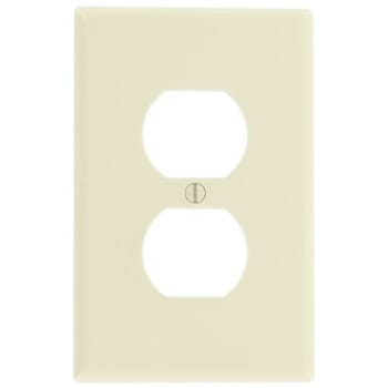 Image for Leviton 1-Gang Duplex Receptacle Wall Plate And Midway In Light Almond from HD Supply