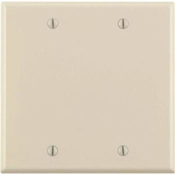 Image for Leviton Almond 2-Gang Blank Plate Wall Plate from HD Supply
