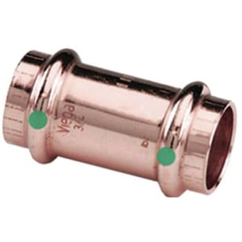Viega Propress 2 In X 2 In Copper Coupling Fitting With Stop