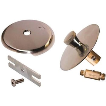 Image for Keeney Roller Ball Style Quick Cover Up Bathtub Trim Kit, Brushed Nickel from HD Supply